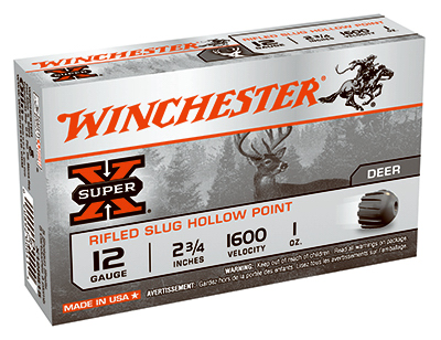 Super-x 12 Gauge 2.75" Rifled Slugs - Model X12rs15 - 5 Count