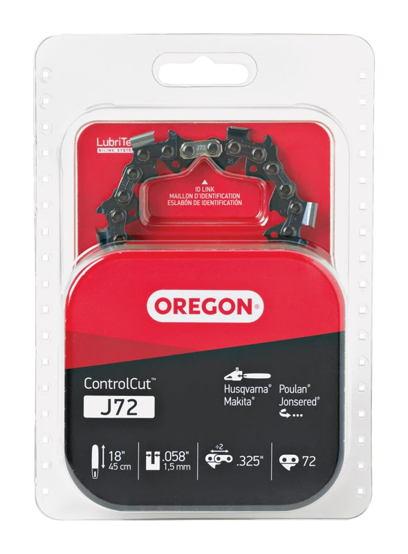 J72 Controlcut Chainsaw Chain For 18 In. Bar - 72 Drive Links - Fits Multiple Brands