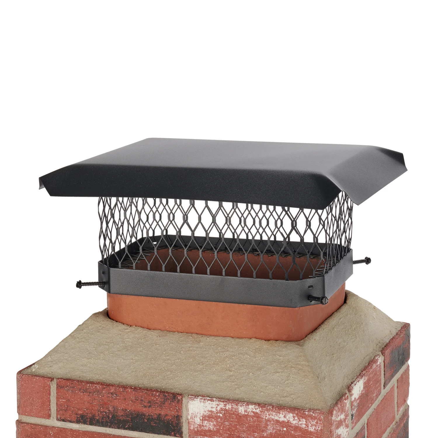 9 In. X 13 In. Black Galvanized Steel Chimney Cap Sc913