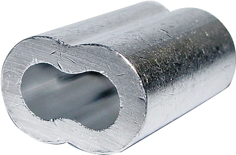 Campbell 3/32 In. Aluminum Cable Ferrules (50-Pack)