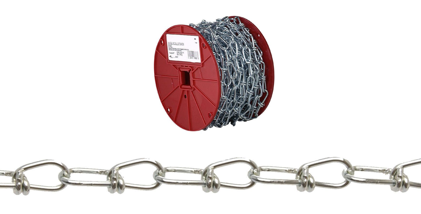 #3 200 Ft. Zinc-plated Low-carbon Steel Double Loop Chain