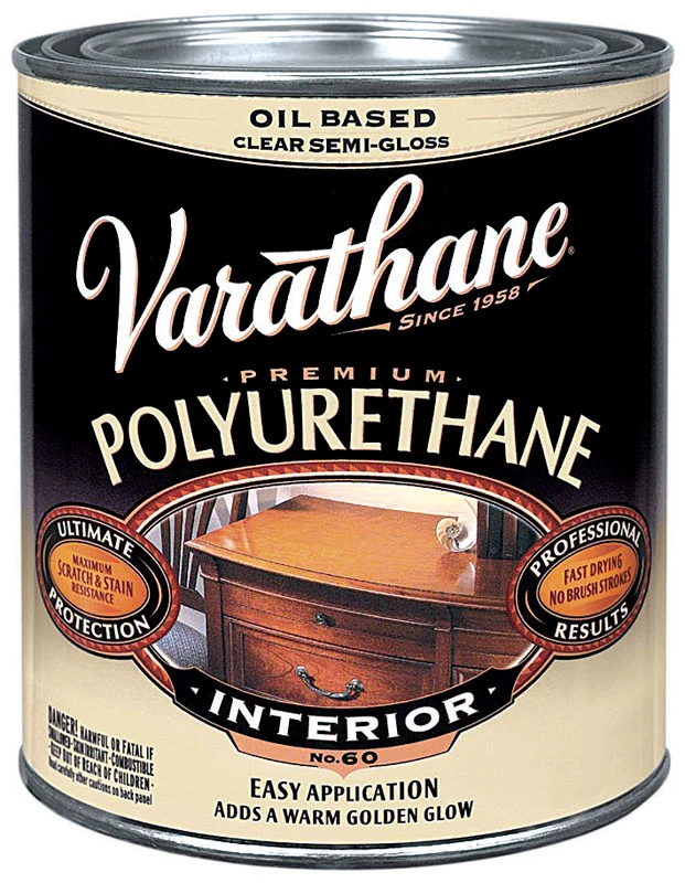 1 Quart Interior Oil-based Clear Semi-gloss Polyurethane Finish
