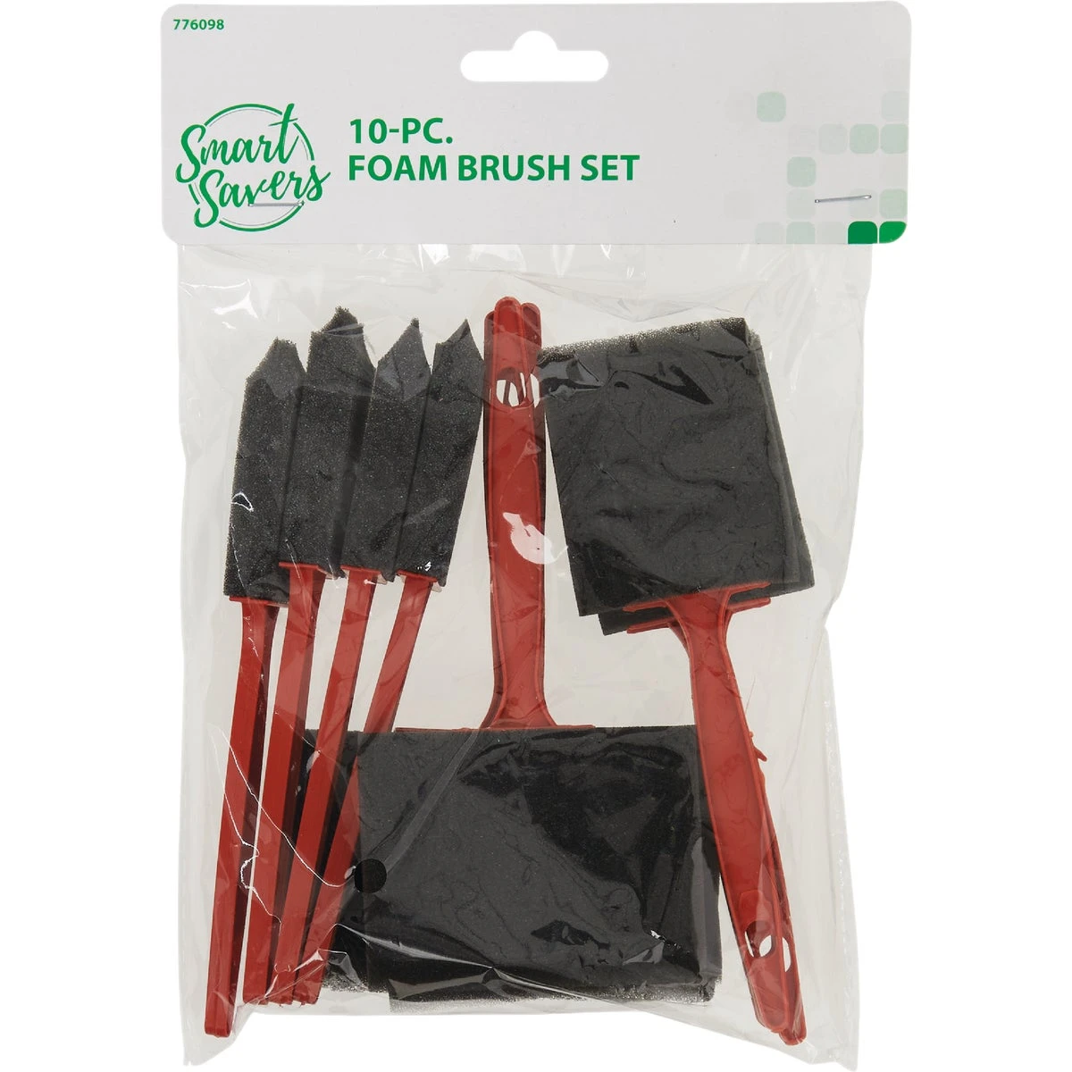 10 PC FOAM BRUSH