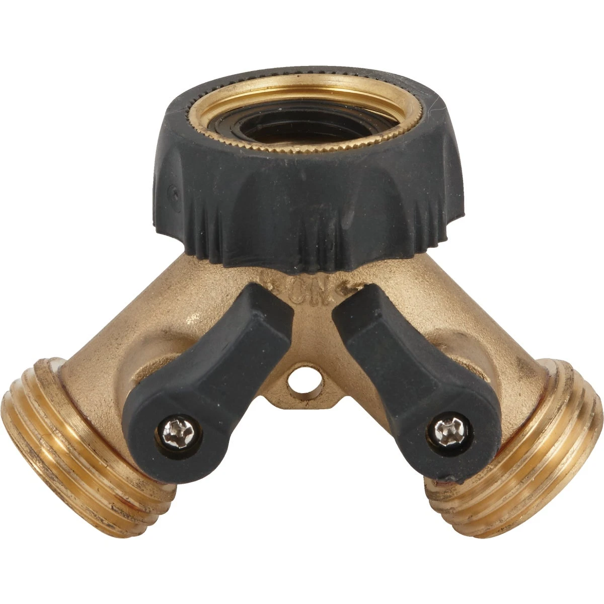 Brass Y-connector Hose Shutoff With Swivel Coupling, Model 59018