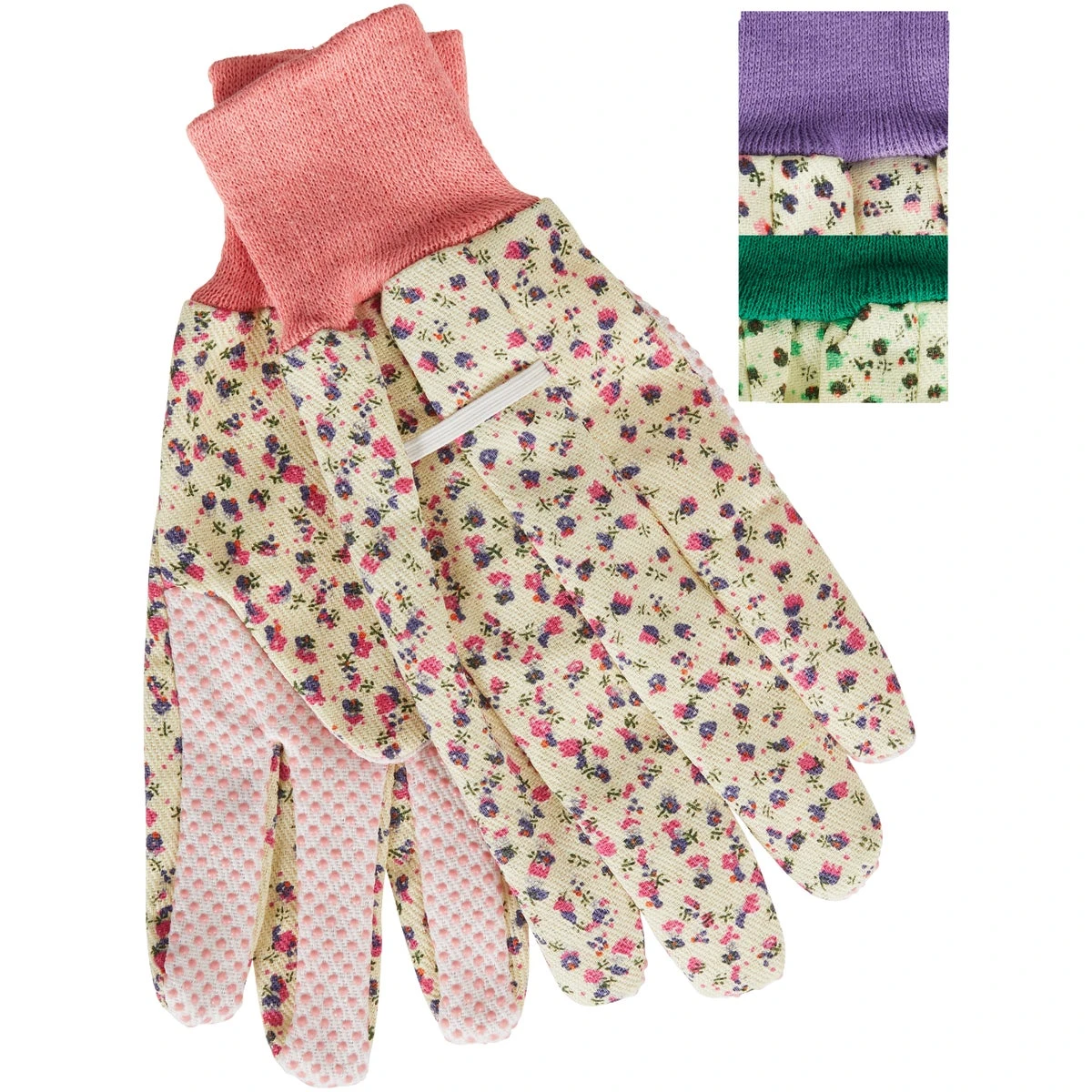 Women's Canvas Garden Glove With Knit Cuff - One Size Fits Most