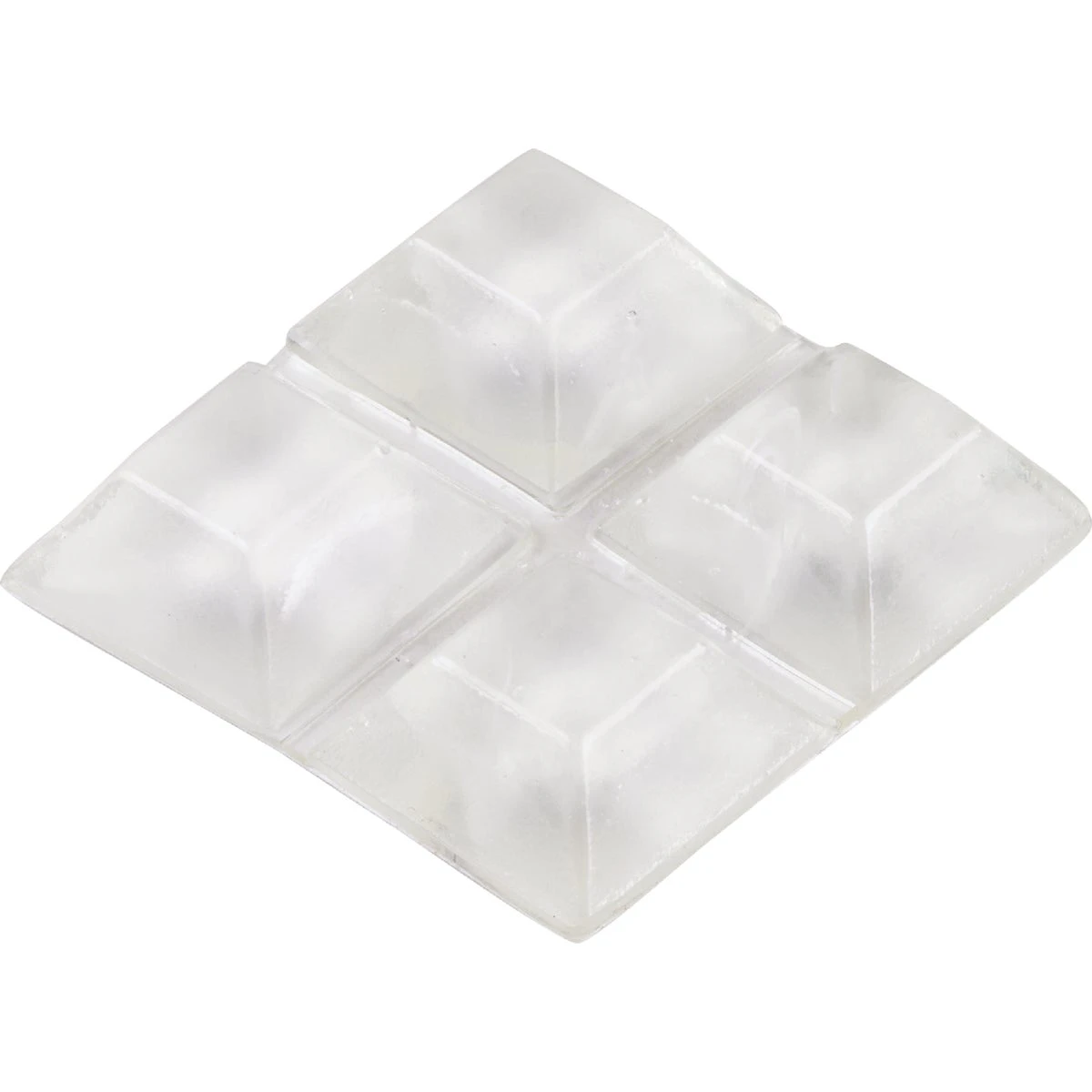 1/2 Inch Square Opaque Self-adhesive Furniture Bumpers - Model 227285