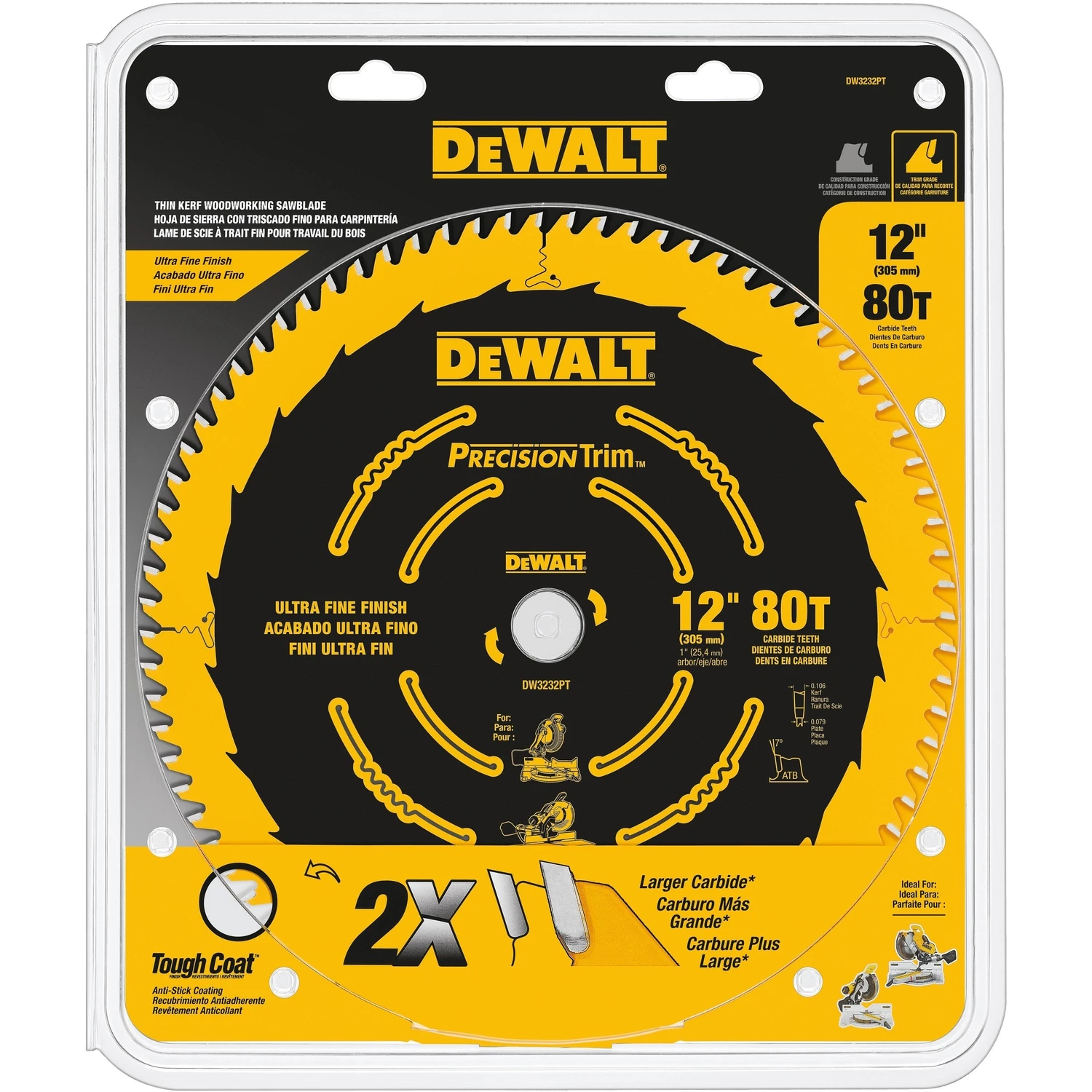 12 80T WOOD SAW BLADE