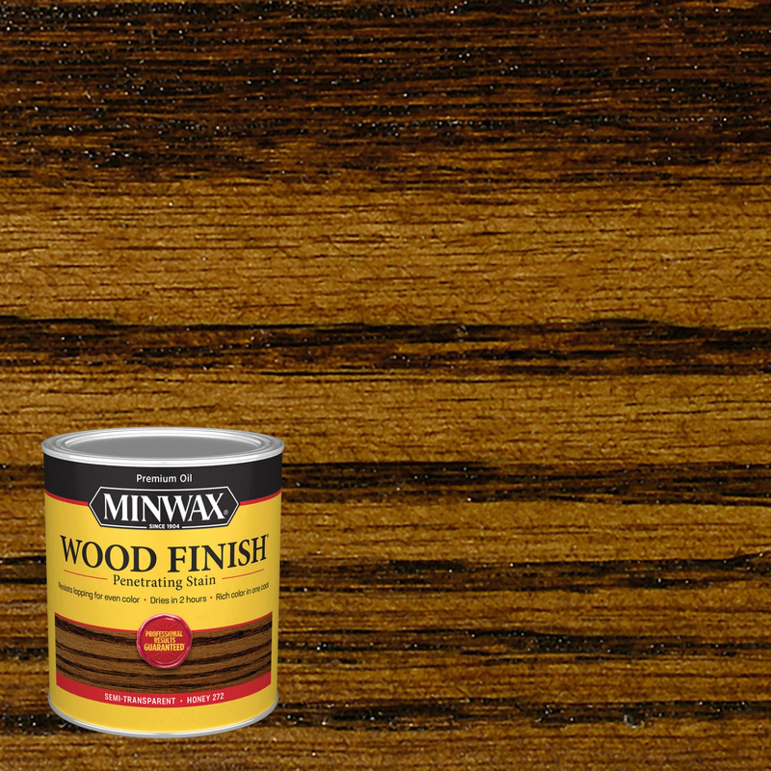 Wood Finish Honey Oil-based Penetrating Stain, 1 Quart For Interior Use