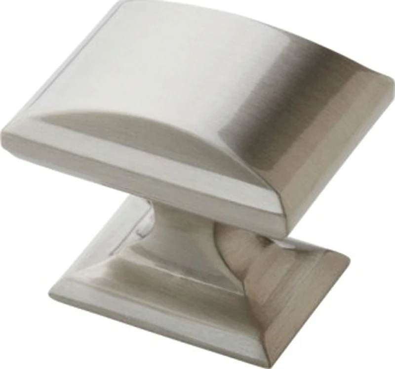 Amerock Candler Collection Cabinet Knob 1-1/4 in. Satin Nickel 1 pk