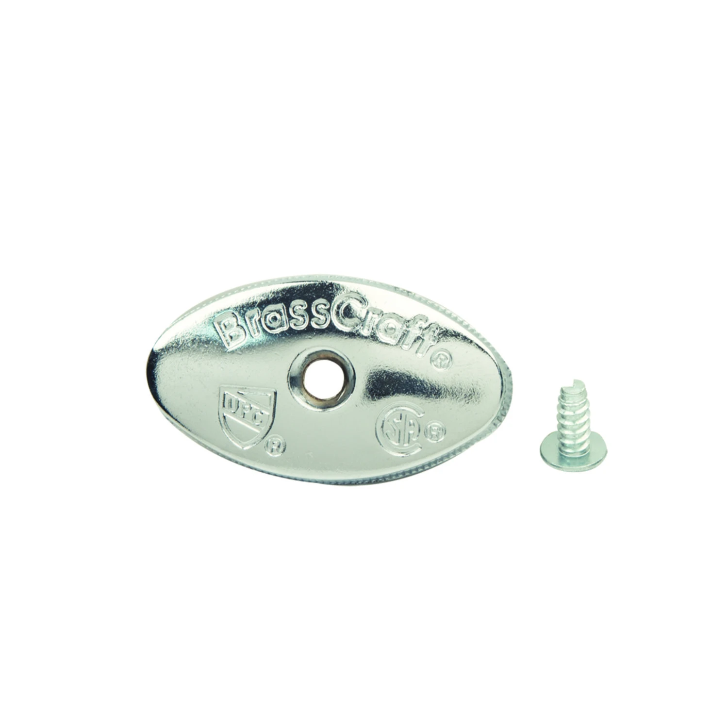 Chrome Plated Brass Valve Handle 1.10 In. For Multi-turn Valves