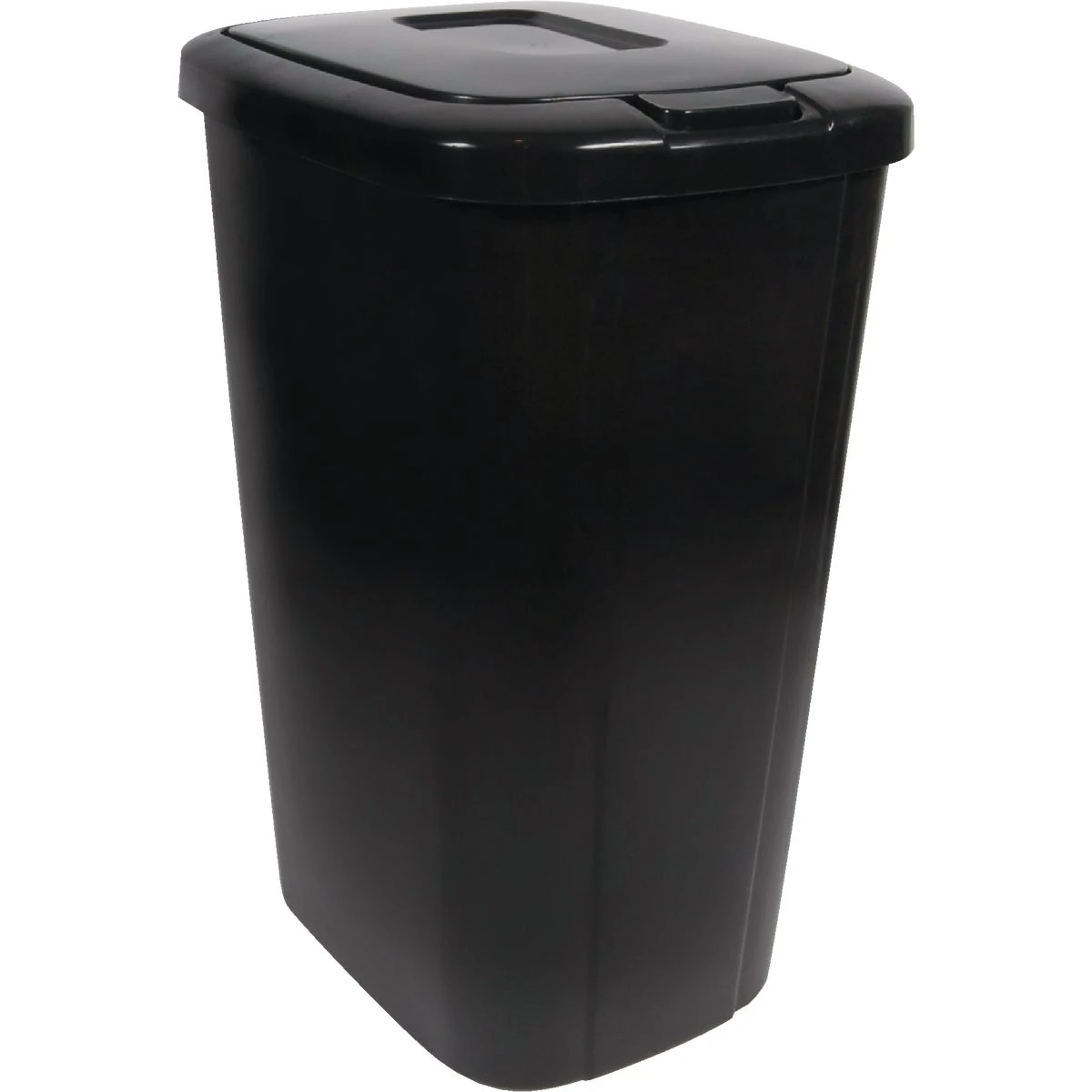 Hefty 13 Gal. Black Wastebasket with Lid