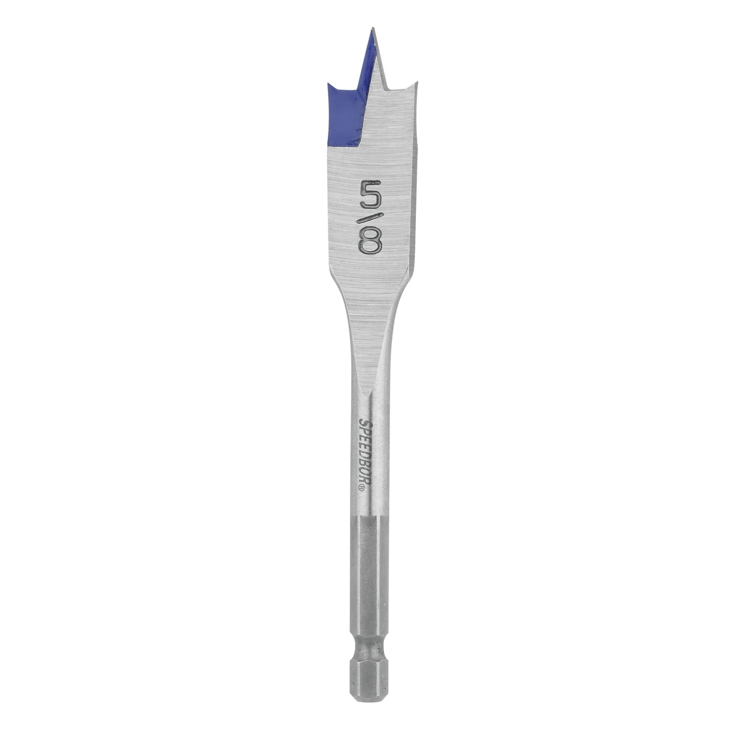 Speedbor 5/8 In. X 4 In. Carbon Steel Spade Bit With Quick-change Hex Shank