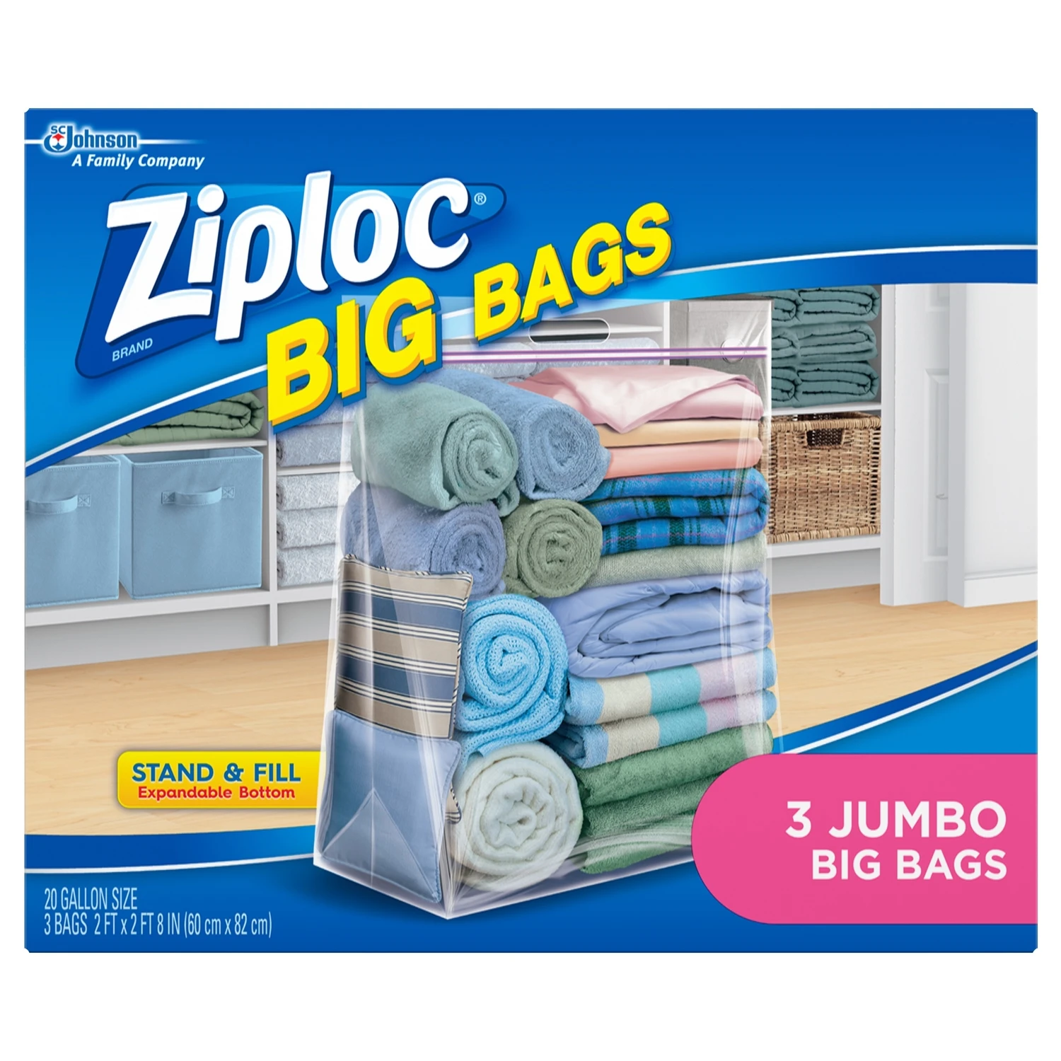 Jumbo Big Bags, 3-Pk.