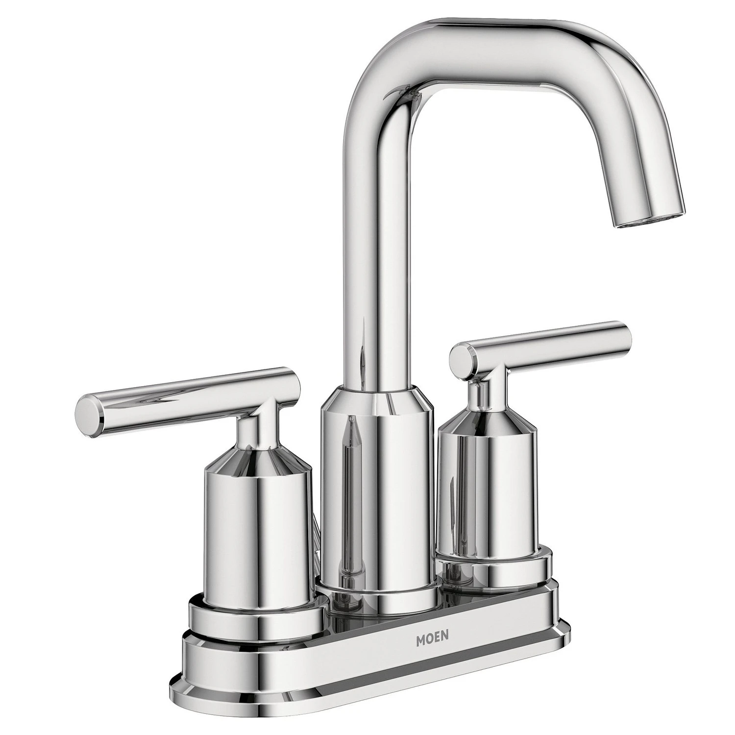 Gibson 2-handle Chrome Bathroom Faucet 4 In. Centerset With Pop-up