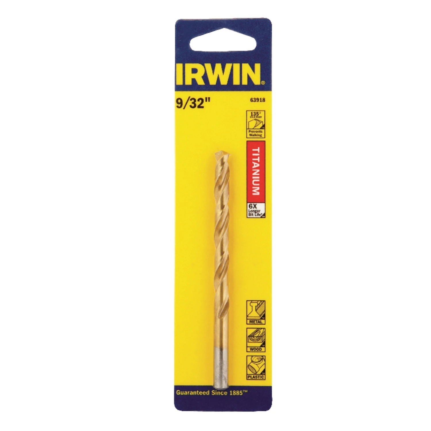 9/32 In. X 4-1/4 In. Titanium Jobber Length Drill Bit