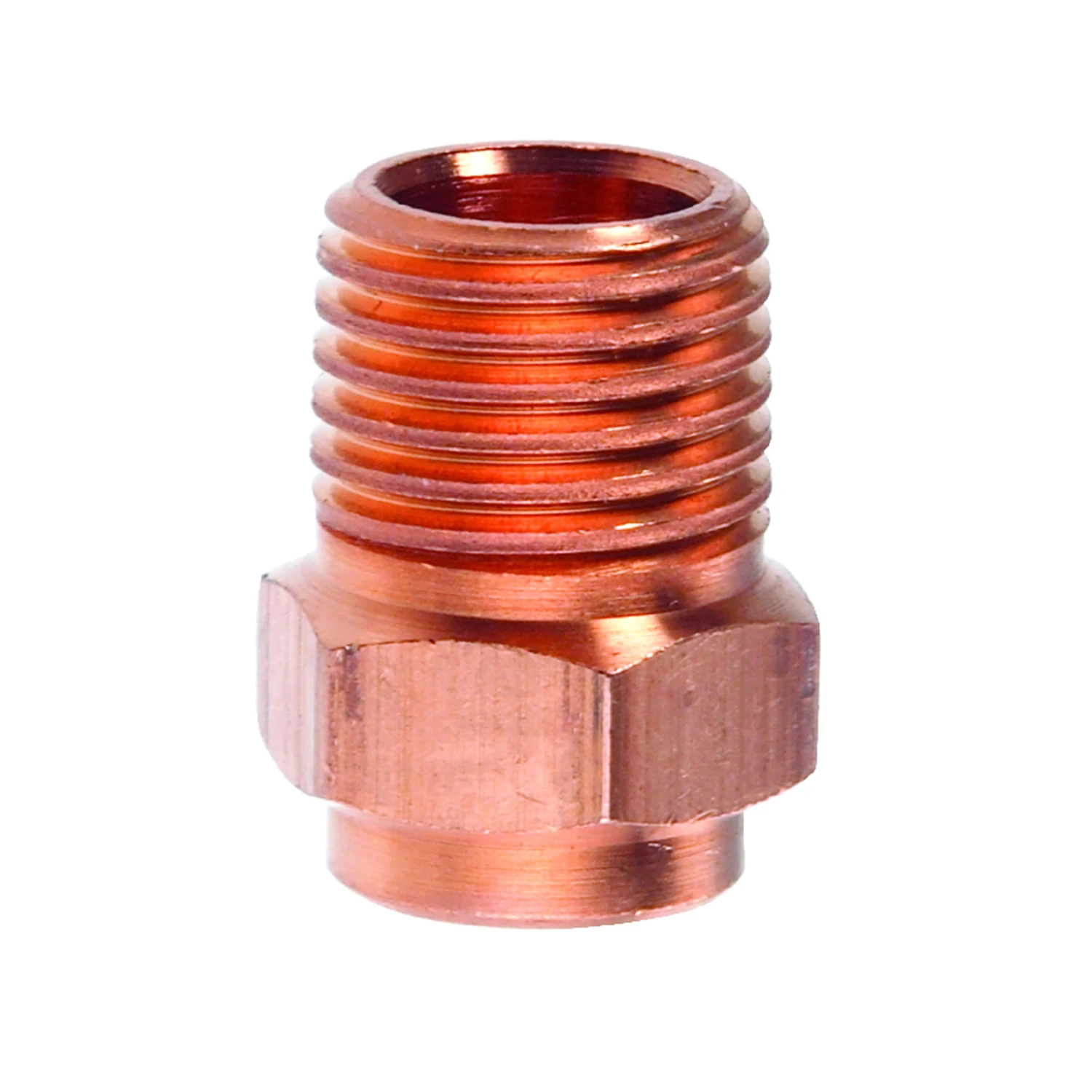 Contractor Pack Copper Pipe Adapter, 1/2 In. CxM, 10-Pk.