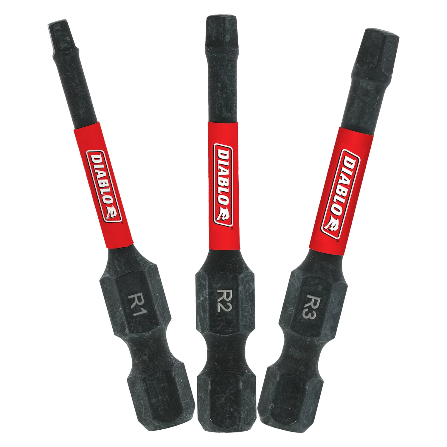 3-piece 2 In. Square Drive Bit Set - #1, #2 & #3