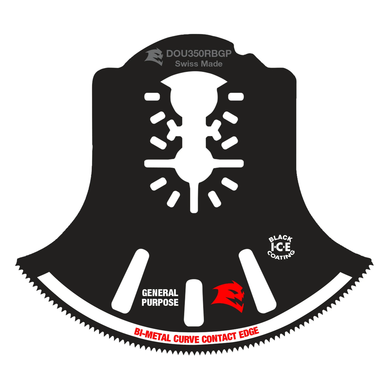 Bi-Metal Oscillating Tool Blade, General-Purpose Cuts, 3-1/2-In.