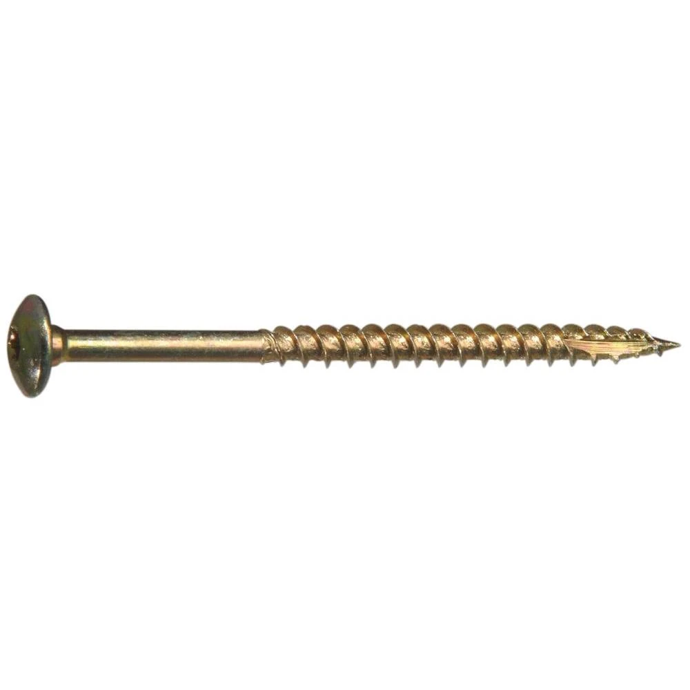 Power Pro Construction Lag Screws, Bronze Ceramic, 1-1/2 x 1/4-In., 75-Pk.