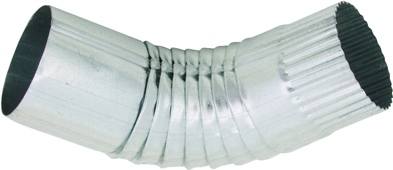3 Inch 26 Gauge Galvanized Steel Gutter Elbow Model 05106