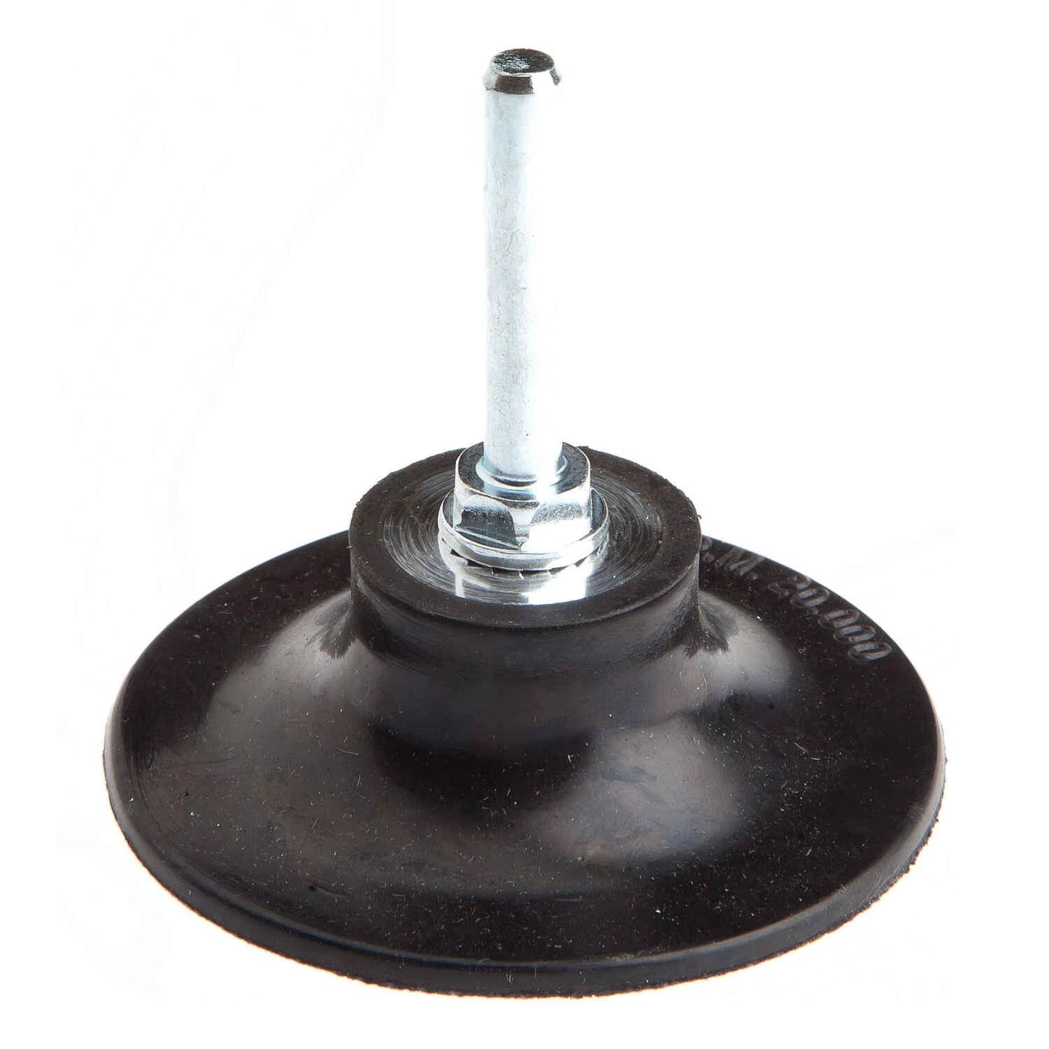 Forney 3 Inch Rubber Backing Pad, 1/4 Inch Shaft, 20000 Rpm, Model 60271