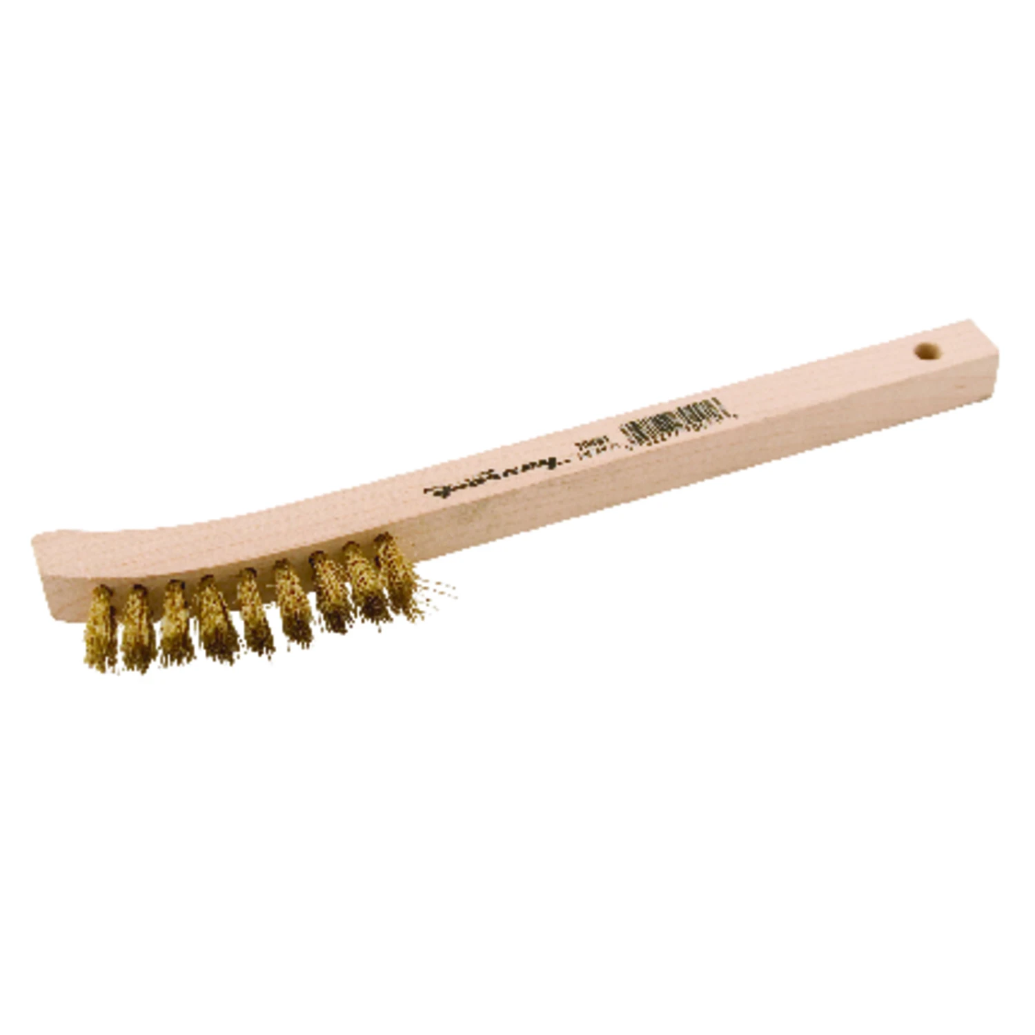 Brass Wire Scratch Brush, 8 and 5 Eighths Inches Length