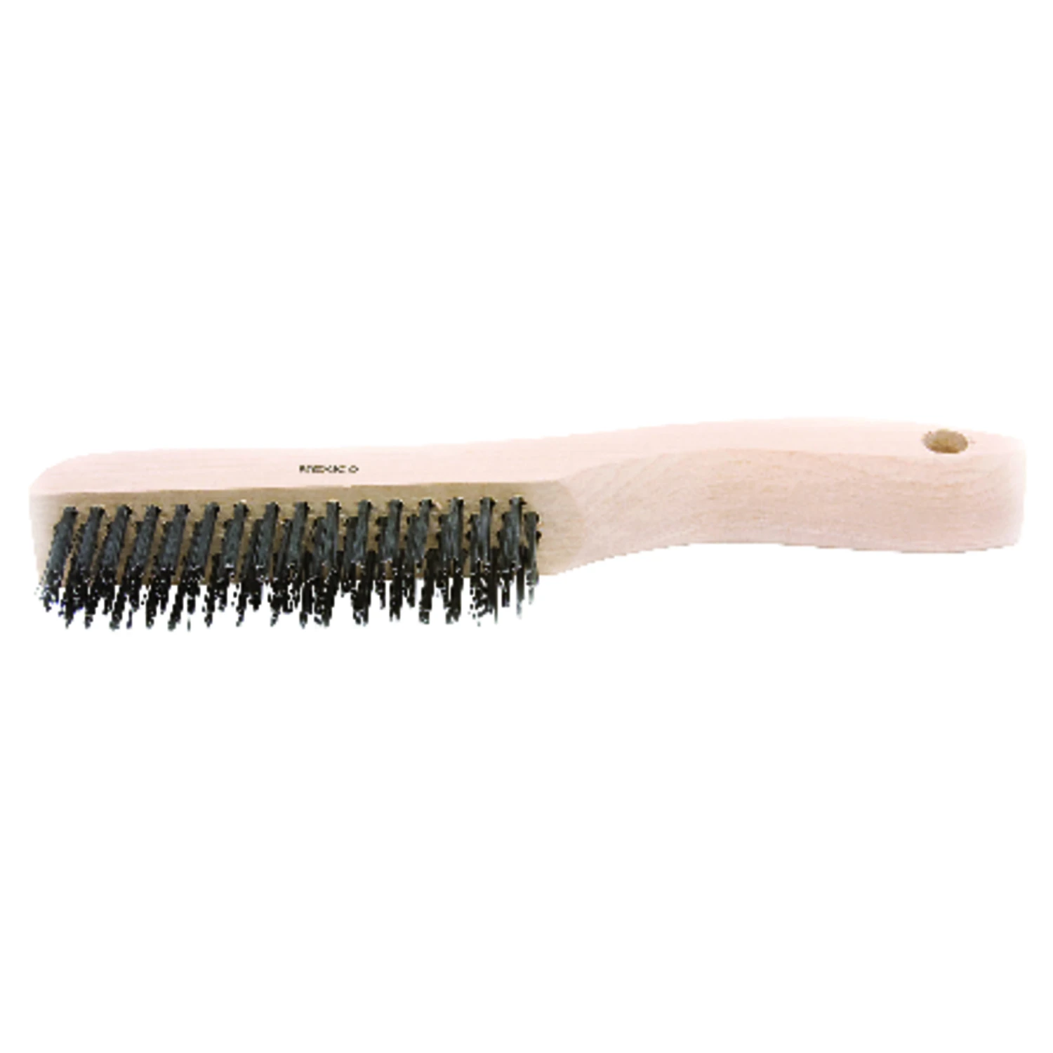 10-1/4 In. Shoe Handle Wire Brush With Carbon Steel Bristles
