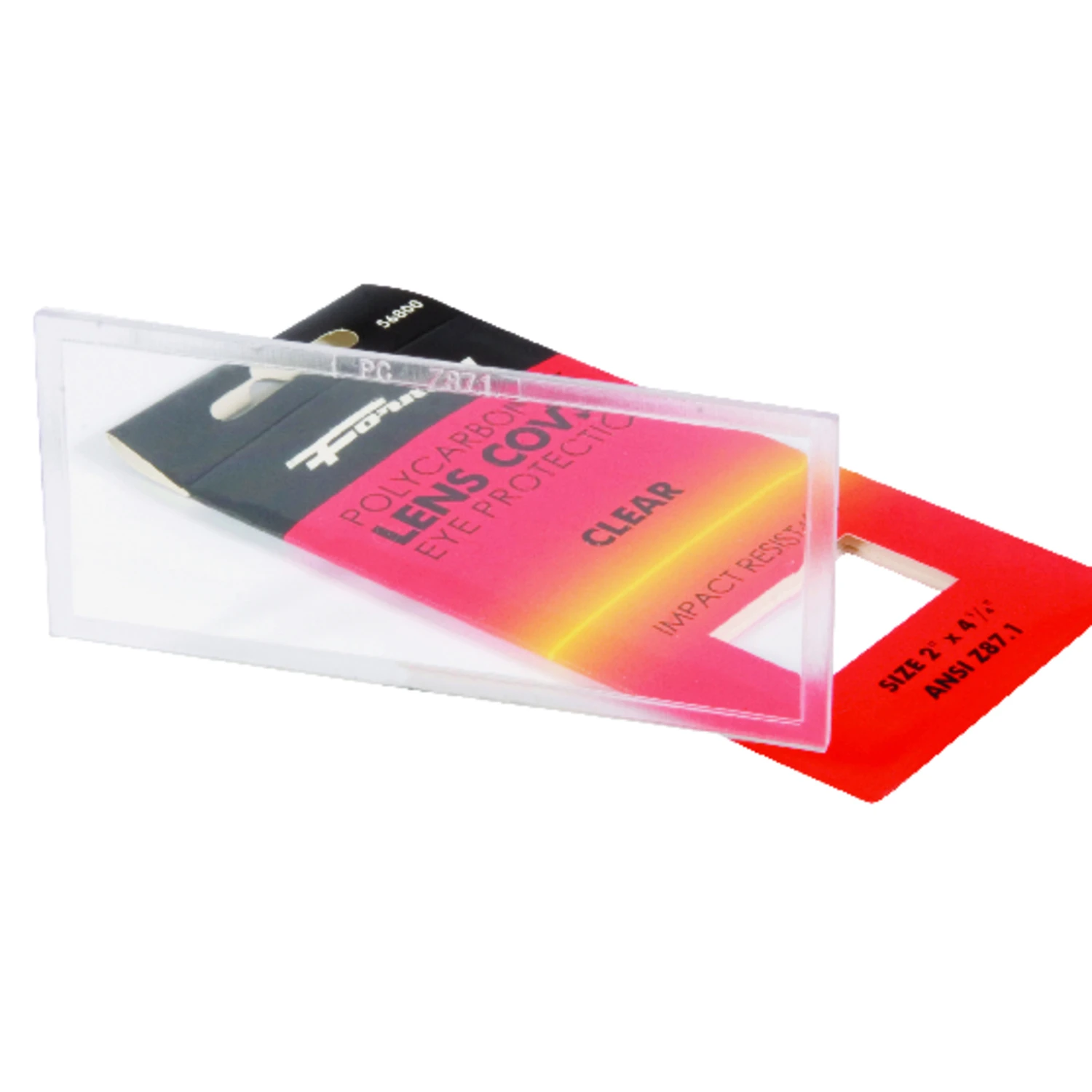 Clear Plastic Welding Lens 2 In. X 4-1/4 In. - Ansi Z87.1 Approved