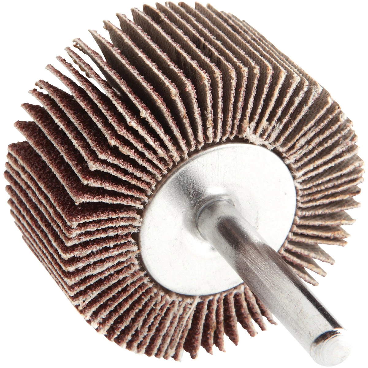 2 In. X 1/4 In. 60 Grit Aluminum Oxide Mounted Flap Sanding Wheel