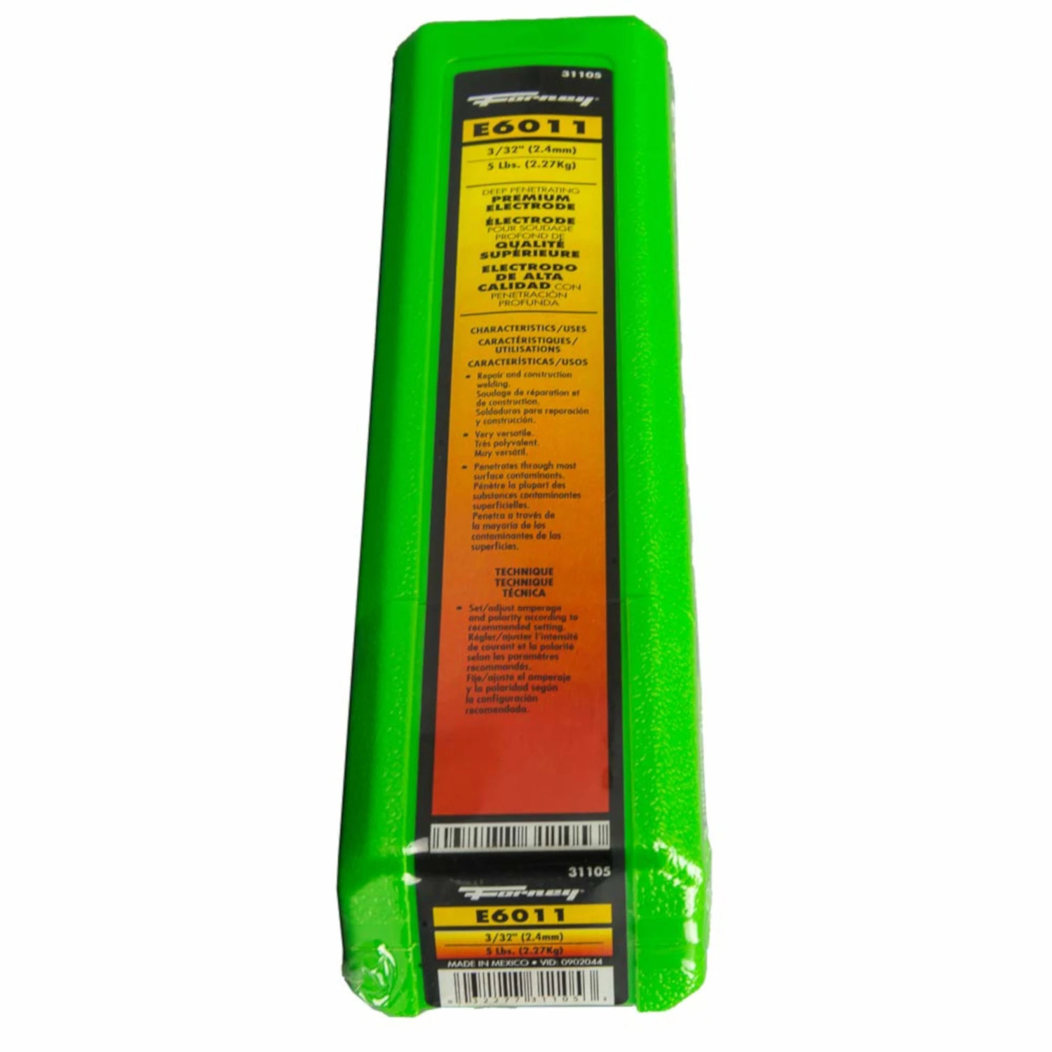 6011 Welding Rod, 5-Lb., 3/32-In.