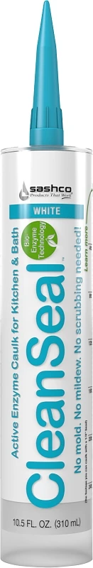 CleanSeal Enzyme Caulk, White, 10.5 oz.