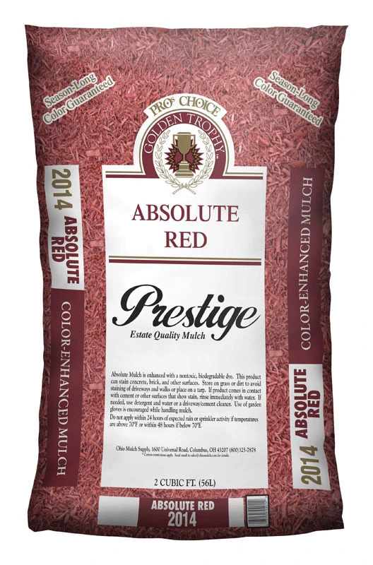 2 Cu. Ft. Red Shredded Hardwood Mulch - Premium Quality
