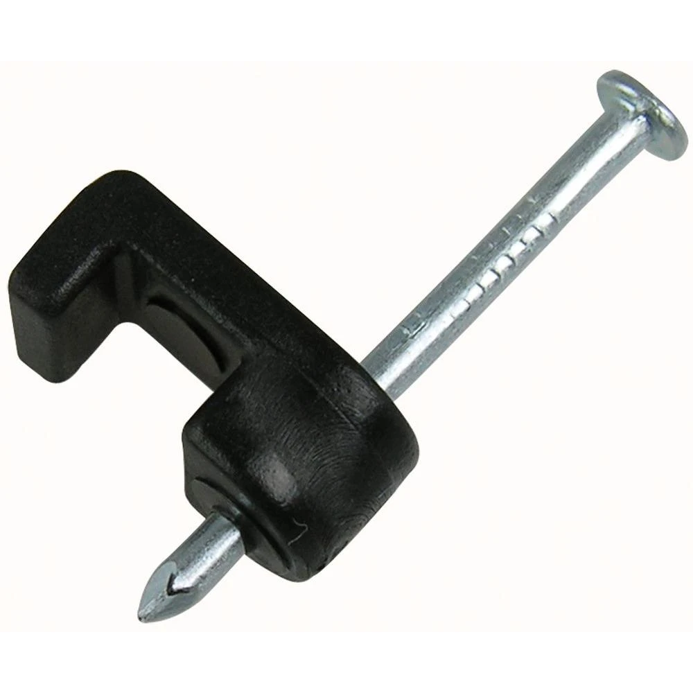 LOW VOLT STAPLE 3/16"BLK