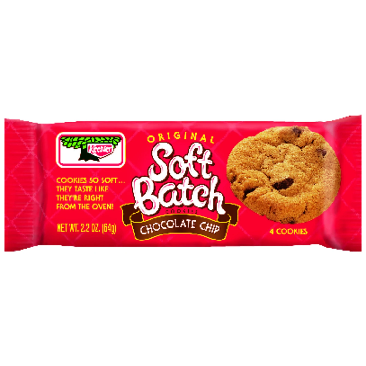 Keebler Soft Batch Chocolate Chip Cookies 2.2 oz. Pouch