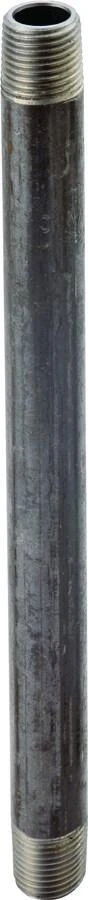 1-1/2 Inch X 2 Inch Black Pipe Nipple - Durable Steel Construction