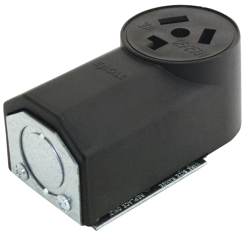 Devices 30-amp 3-pole 3-wire Surface Mount Power Receptacle Model 125