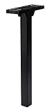 Solar Group Mb115b Roughneck Mailbox Post With Mounting Bracket - Black