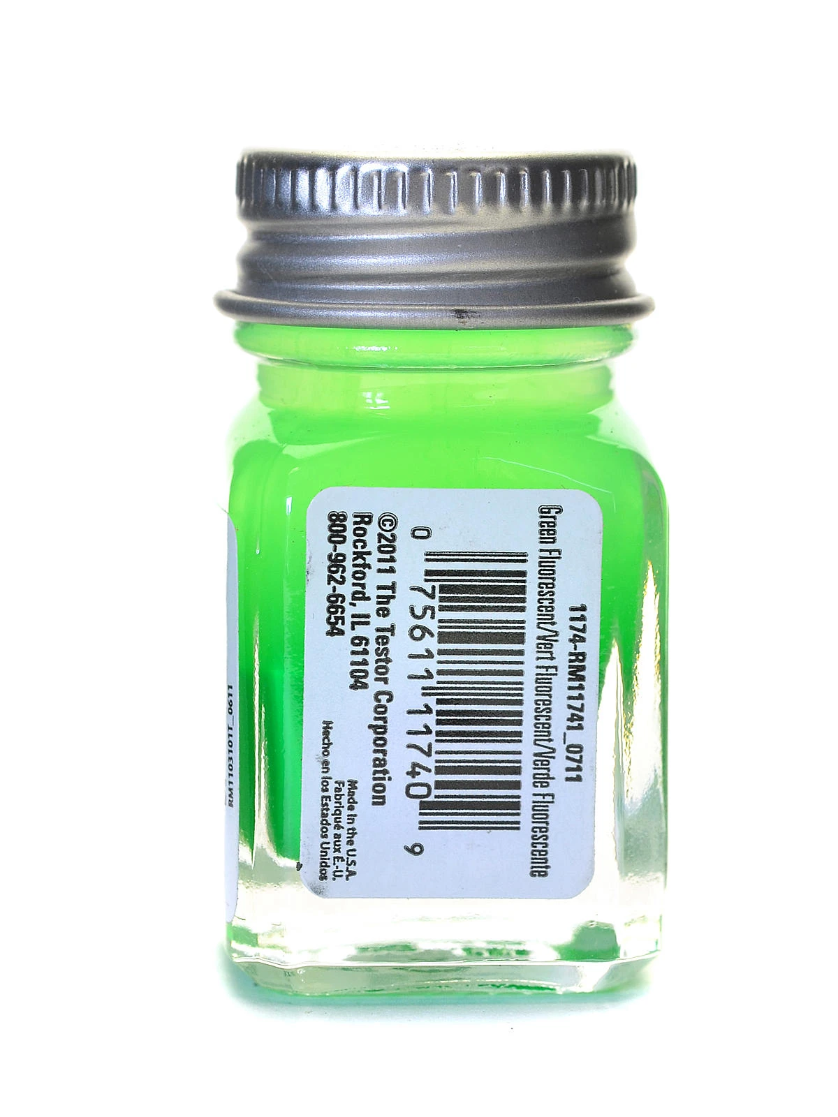 Enamel Paint 1/4 Ounce Green Fluorescent - Model 1174tt