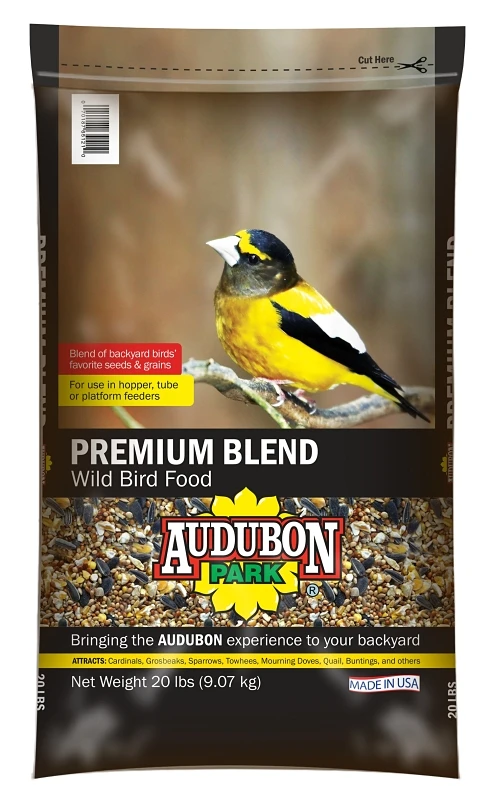 Premium Blend Wild Bird Food, 20 Pound Bag, Model 13245