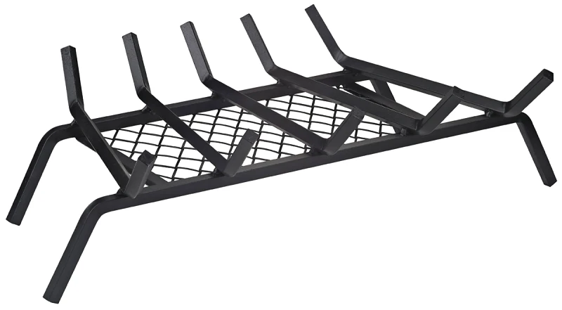 23 Inch Fireplace Grate With Ember Retainer, Model Ltfg-w23