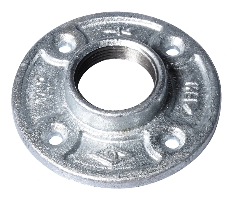 1-1/4 Inch Galvanized Malleable Iron Floor Flange Model 27-11/4g