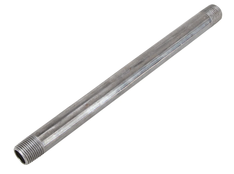 1/2 Inch X 12 Inch Black Pipe Nipple, Model 1/2x12b
