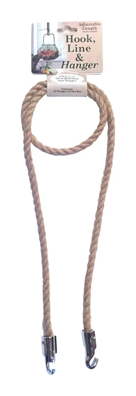 Primitive Planters Tan Jute 48 in. H Plant Hanger 1 pk