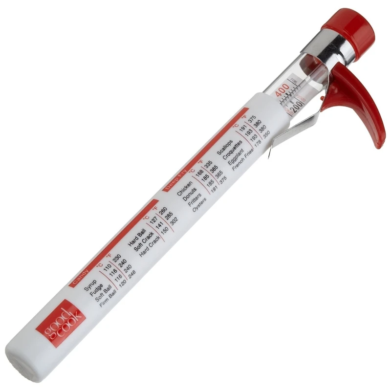 Candy And Deep Fry Thermometer With Easy-lift Clip And Protective Sheath