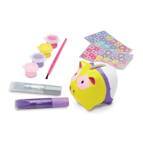 Decorate-your-own Piggy Bank Craft Kit - Model 8862