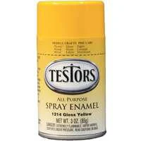 3 Ounce Yellow Aerosol Enamel Spray Paint - Model Tes1214t