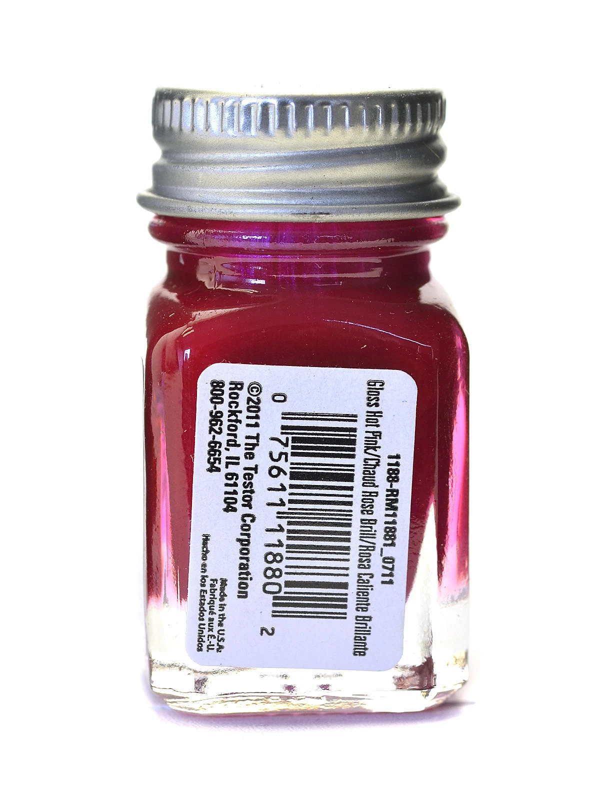 Enamel Paint 1/4 Ounce Hot Pink Gloss - Model 11tt-1188