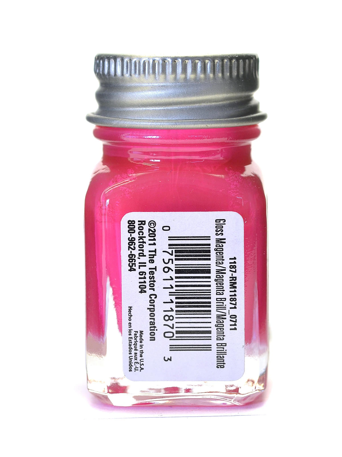 Enamel Paint 1/4 Ounce Magenta Gloss - Model Tes1187tt