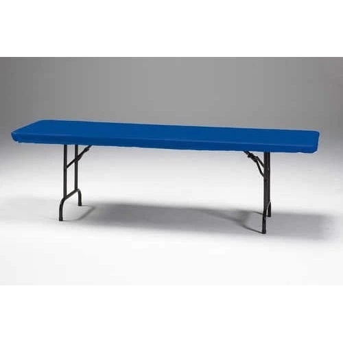 Stay-Put Royal Blue Table Cover, 8 Feet Length, Durable and Secure Fit