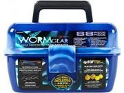 Wormgear 88-piece Loaded Fishing Tackle Box - Blue Model 058774